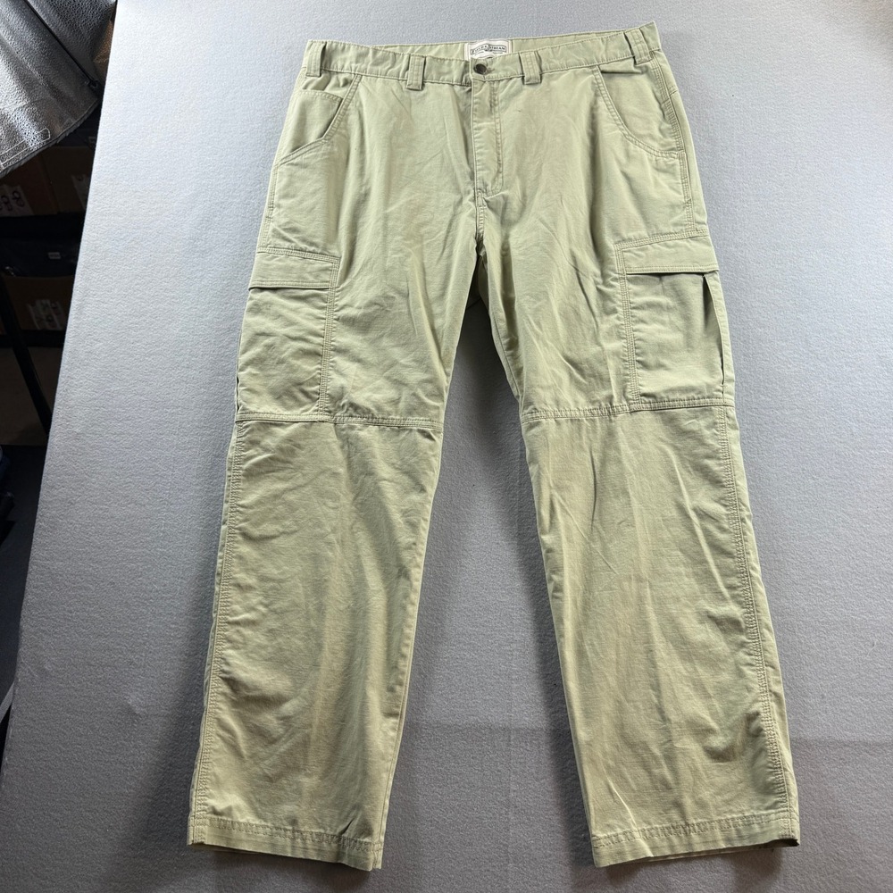 Field & Stream Cargo Pants Mens 38x30 Khaki Straight Leg Cotton Blend